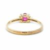 Ruby and Diamond set ring in 9ct Yellow Gold - 4