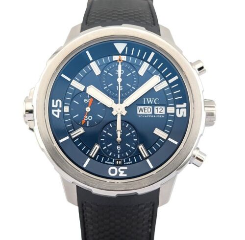 IWC IW376805 Aquatimer Chronograph Cousteau Edition 44mm 2014 Box & Papers