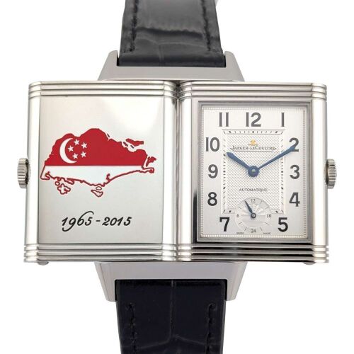 Jaeger-LeCoultre 278.8.56 Reverso Night & Day Singapore 50th Anniversary Ed 27.4mm 2016 Box & Papers