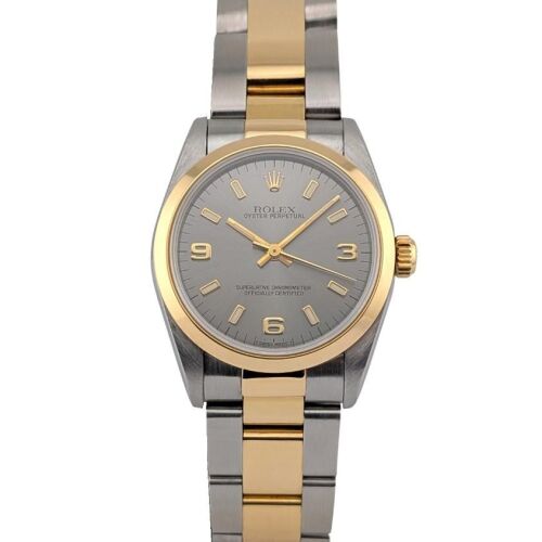 Rolex 67483 Oyster Perpetual 31 Two Tone 31mm 1997 Box & COA