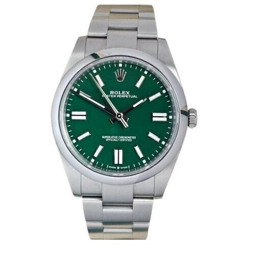 Rolex Oyster Perpetual 41 Green 124300