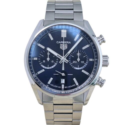 TAG Heuer Carrera 42MM Heuer 02 Blue Dial