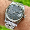 Rolex Datejust 36 Ghost Grey Sigma 18K White Gold Ref 1601 1974 - 9