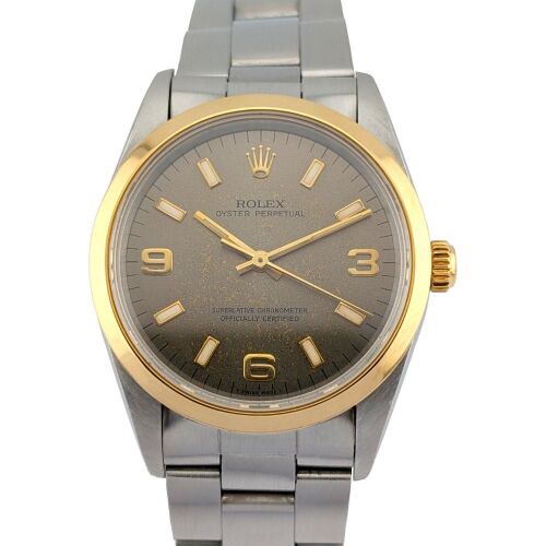 Rolex 14203 Oyster Perpetual 34 Slate Dial 34mm 1991 X-Serial