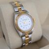 Rolex 76193 Oyster Perpetual Two Tone White Roman Dial 26mm 2000 P-Serial - 4