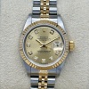 Rolex Lady-Datejust 26 18K Yellow Gold Champagne Big Diamond Ref 69173 1998 - 3