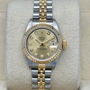 Rolex Lady-Datejust 26 18K Yellow Gold Champagne Big Diamond Ref 69173 1998 - 4