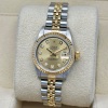 Rolex Lady-Datejust 26 18K Yellow Gold Champagne Big Diamond Ref 69173 1998 - 6