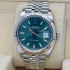 Rolex Datejust 41 Mint Green 18K White Gold Ref 126334 2025 NEW - 5