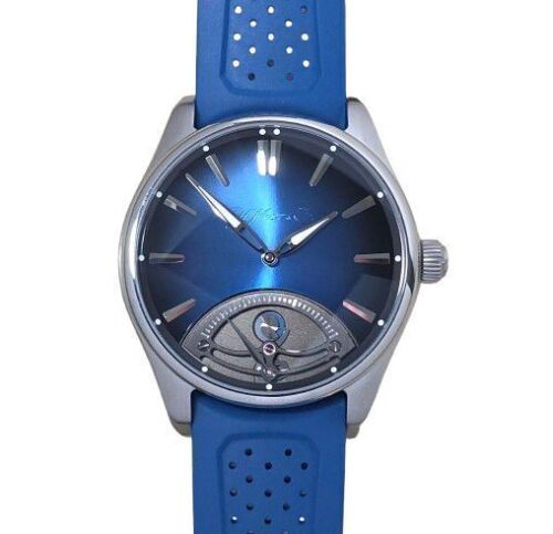 Moser & Cie Pioneer Retrograde Seconds Midnight Blue 3250-1200
