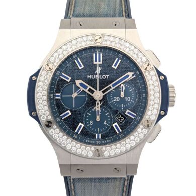 Hublot 301.SX.2770.NR.1104.JPN15 Big Bang Jeans Diamonds 44mm 2019 Box & COA