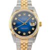 Rolex 16233G Datejust 36 Blue Vignette Diamond Dial 36mm 1995 W-Serial