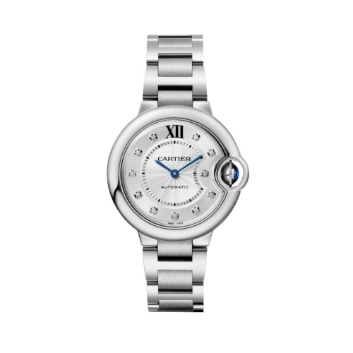 Cartier Ballon Bleu De Cartier Silver Guilloch&eacute; Diamond Dial Ref W4BB0021 2022