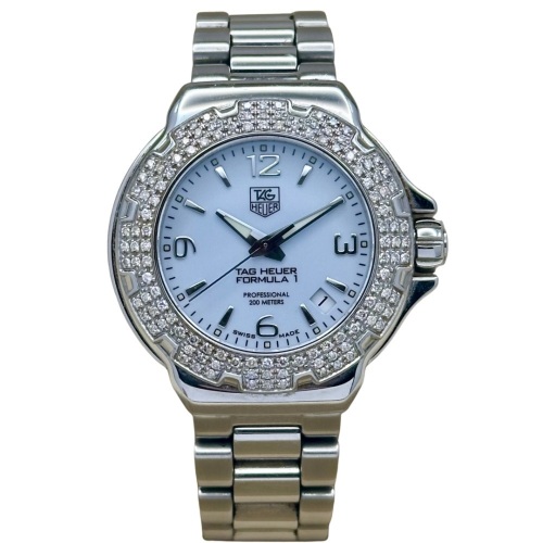 TAG Heuer Forumula 1 Ladies Factory Diamond Bezel Ref WAC1215.BA0852 2011