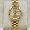 Rolex Lady-Datejust 26 Champagne 18K Yellow Gold President Ref 69178 1995 - 4