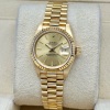Rolex Lady-Datejust 26 Champagne 18K Yellow Gold President Ref 69178 1995 - 5