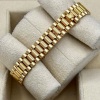 Rolex Lady-Datejust 26 Champagne 18K Yellow Gold President Ref 69178 1995 - 8