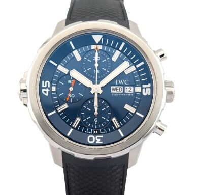 IWC IW376805 Aquatimer Chronograph Cousteau Edition 44mm 2014 Box & Papers