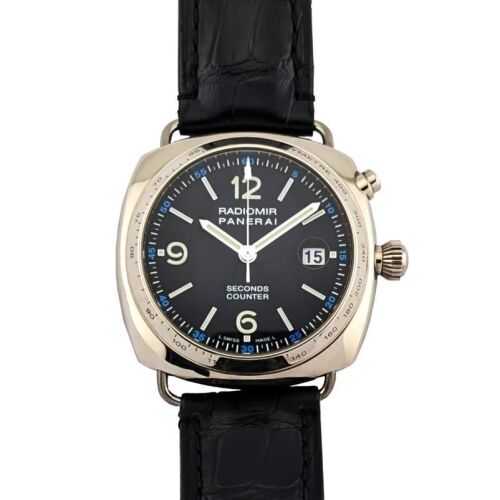Panerai PAM00078 Radiomir Seconds Counter 18k White Gold 42mm 2003 Box & Papers