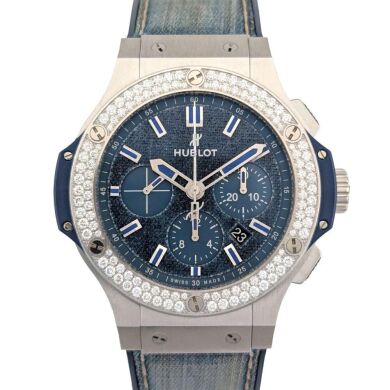 Hublot 301.SX.2770.NR.1104.JPN15 Big Bang Jeans Diamonds 44mm 2019 Box & COA