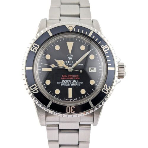 Rolex 1665 Sea-Dweller Double Red 40mm 1977 Box & Papers