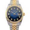 Rolex 16233G Datejust 36 Blue Vignette Diamond Dial 36mm