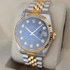 Rolex 16233G Datejust 36 Blue Vignette Diamond Dial 36mm - 3