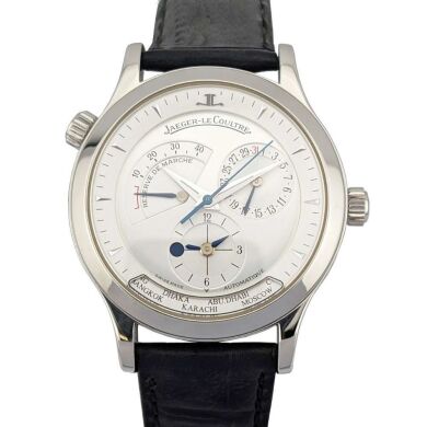Jaeger-LeCoultre 142.8.92 Master Geographic Silver Dial 38mm