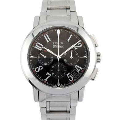 Zenith 01/02.0450.400 El Primero Port Royal Black Dial 40mm ~2000s