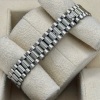 Rolex Lady-Datejust 26 President 18K White Gold Silver Diamond Dial Factory Diamond Set Ref 69159G - 9