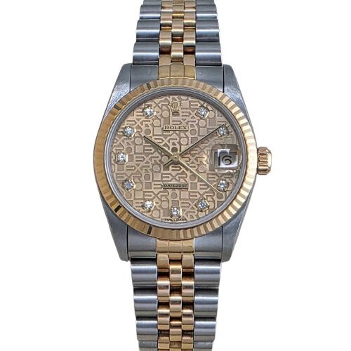 Rolex Lady-Datejust 31mm 68273G Motif Diamond Dial