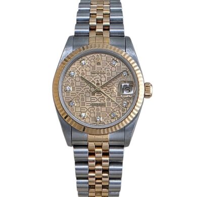 Rolex Lady-Datejust 31mm 68273G Motif Diamond Dial