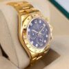 Rolex 116528 Daytona 18k Yellow Gold Diamonds 40mm 2005 Box & Papers - 3