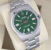 Rolex Oyster Perpetual 41 Green 134300 2026 NEW FULL STICKERS - 4