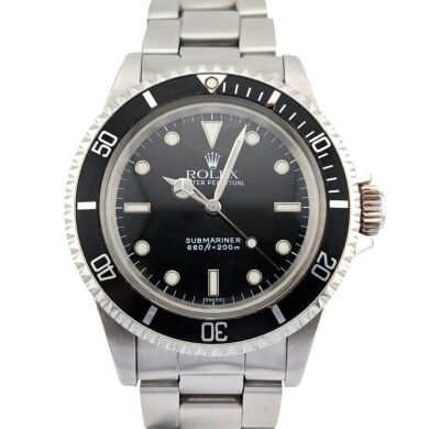 Rolex 5513 Vintage Submariner No Date 40mm 1989 L-Serial
