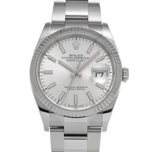Rolex 126234 Datejust 36 Silver Dial 36mm 2020 Box & Papers