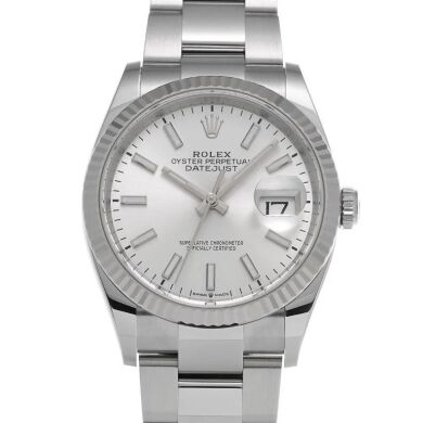 Rolex 126234 Datejust 36 Silver Dial 36mm 2020 Box & Papers