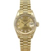 Rolex Lady-Datejust 26 President Champagne Dial 18K Yellow Gold