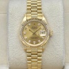Rolex Lady-Datejust 26 President Champagne Dial 18K Yellow Gold - 3