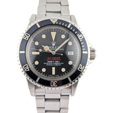 Rolex 1665 Sea-Dweller Double Red 40mm 1977 Box & Papers