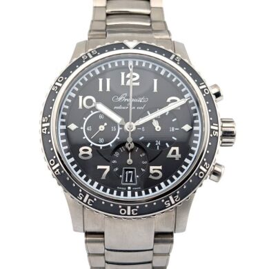 Breguet 3810TI/H2/TZ9 Type XXI Transatlantique Titanium 42mm 2015 With Papers