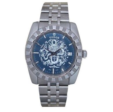 Tudor Classic Date 21010 Super Rare Oriental Dragon