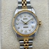 Rolex Lady-Datejust 26 Ivory Anniversary Big Diamond Ref 69173 1995 - 2