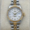 Rolex Lady-Datejust 26 Ivory Anniversary Big Diamond Ref 69173 1995 - 3