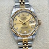 Rolex Lady-Datejust 26 Champagne Diamond Ref 69173G - 2
