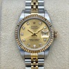 Rolex Lady-Datejust 26 Champagne Diamond Ref 69173G - 3