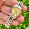 Rolex Lady-Datejust 26 Champagne Diamond Ref 69173G - 9