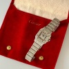 Cartier Santos Galb&eacute;e Small Custom Diamond Set Ref 1565 - 10