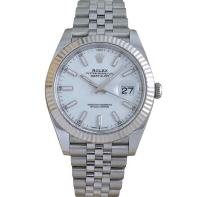 Rolex Datejust 41 White Dial 126334 2026