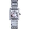 Cartier Tank Fran&ccedil;aise Custom Natural Diamond with Mother of Pearl Dial
